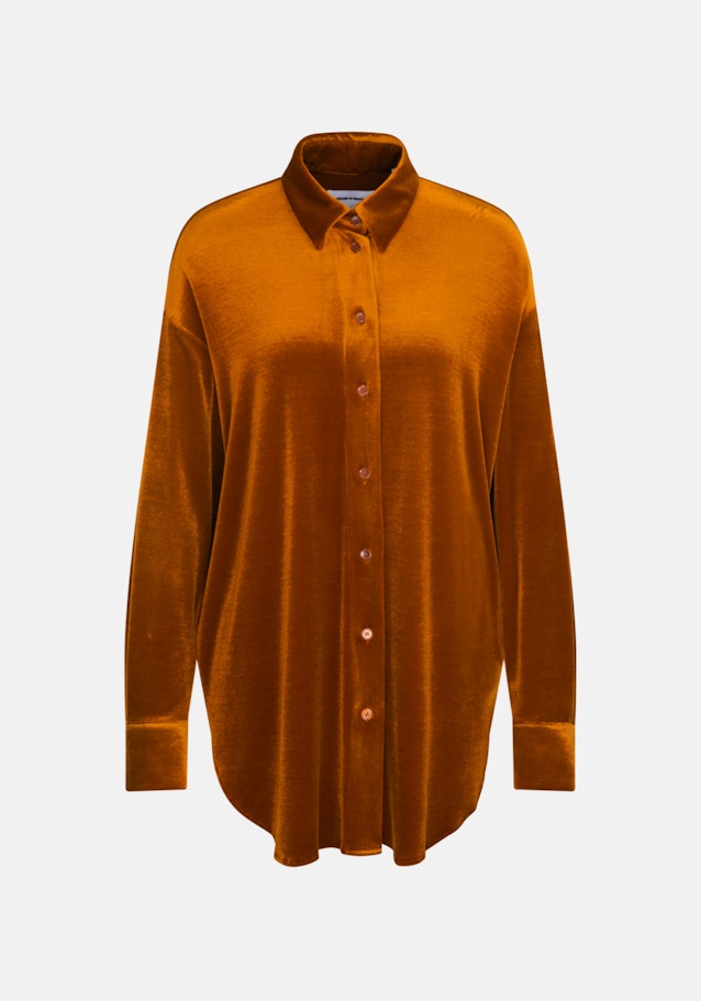 Long sleeve Shirt Blouse in Yellow |  Seidensticker Onlineshop