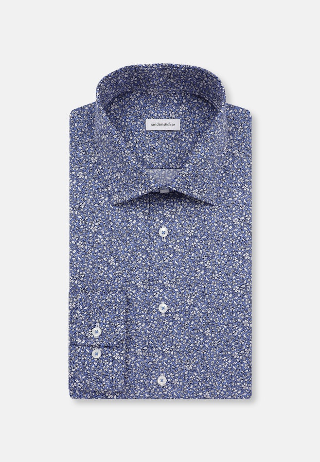 Slim Business shirt Floral in Light Blue | Seidensticker online shop
