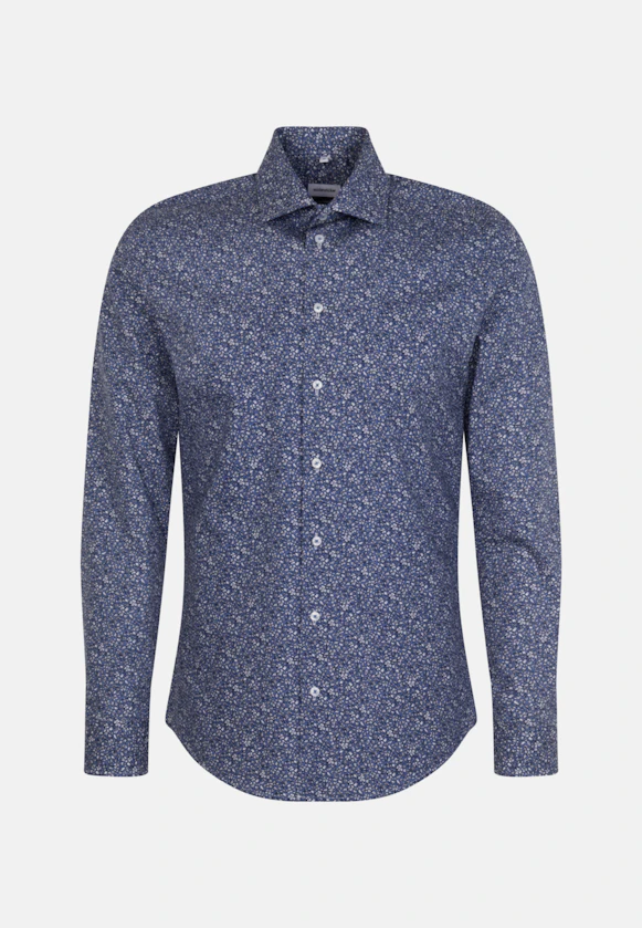 Slim Business Hemd Floral in Hellblau |  Seidensticker Onlineshop