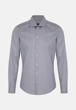 Chemise Business Slim Popeline Col Kent in Bleu Moyen |  Seidensticker Onlineshop