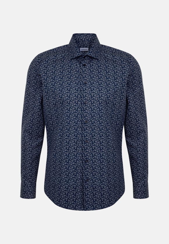 Business overhemd in Slim with Kentkraag in Middelmatig Blauw |  Seidensticker Onlineshop