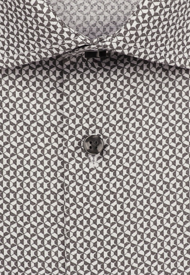 Slim Business shirt Print in Grey |  Seidensticker Onlineshop