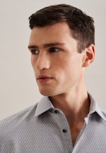 Slim Business shirt Print in Grey |  Seidensticker Onlineshop