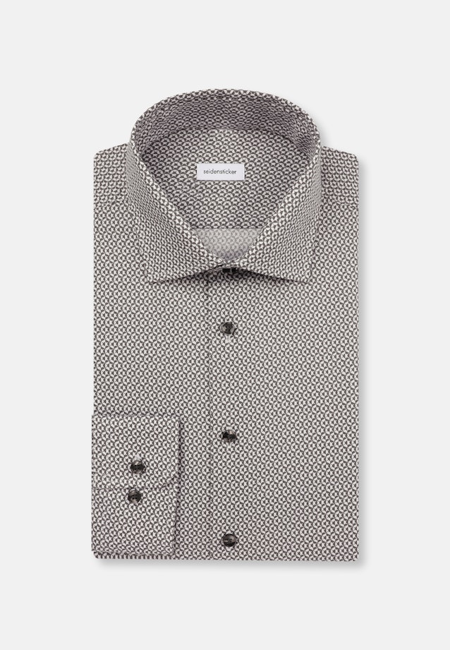 Slim Business shirt Print in Grey |  Seidensticker Onlineshop