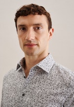 Slim Business Hemd Floral in Grau |  Seidensticker Onlineshop