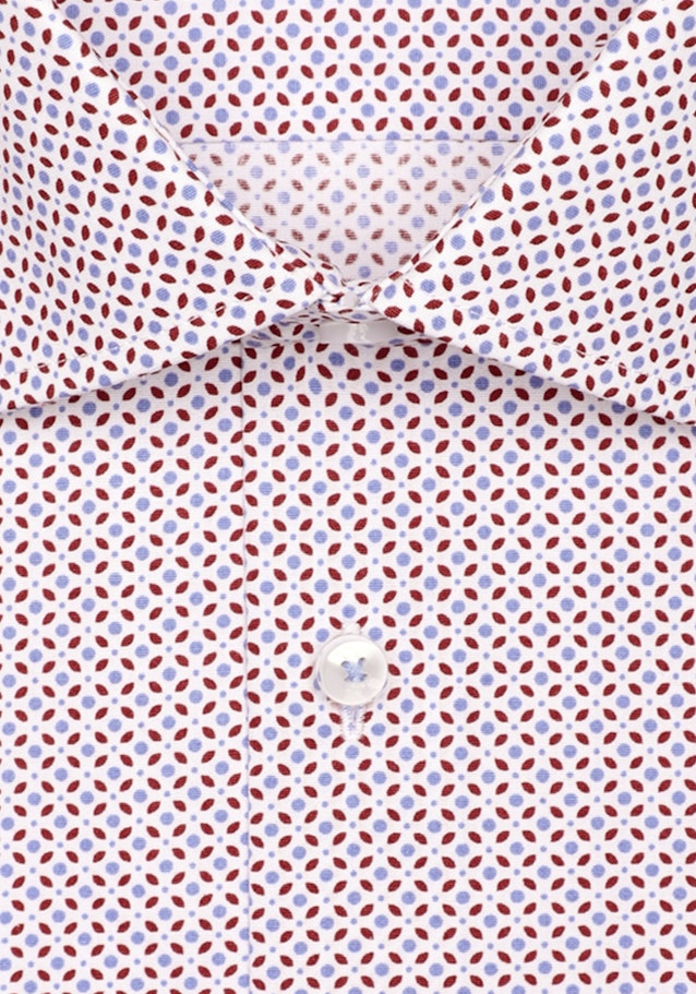 Regular Business Hemd Print in Red | Seidensticker Onlineshop