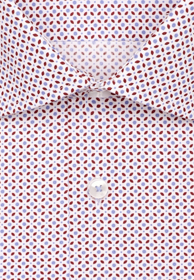 Regular Business shirt Print in Red |  Seidensticker Onlineshop
