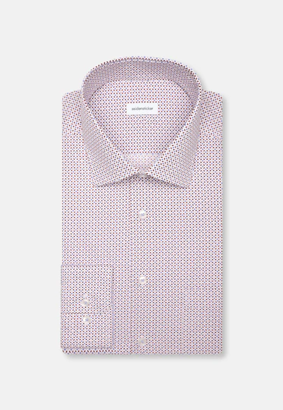 Regular Chemise d'affaires Imprimé in Rouge |  Seidensticker Onlineshop