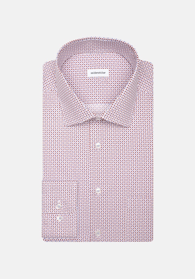 Business Shirt in Regular with Kent-Collar in Red |  Seidensticker Onlineshop