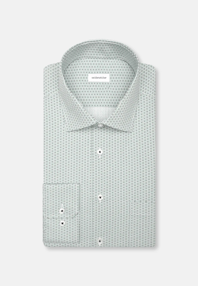 Regular Business Hemd Druck in Grün | Seidensticker Onlineshop