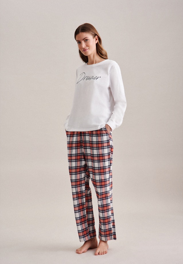 Pyjama aus 100% Baumwolle in Beige |  Seidensticker Onlineshop