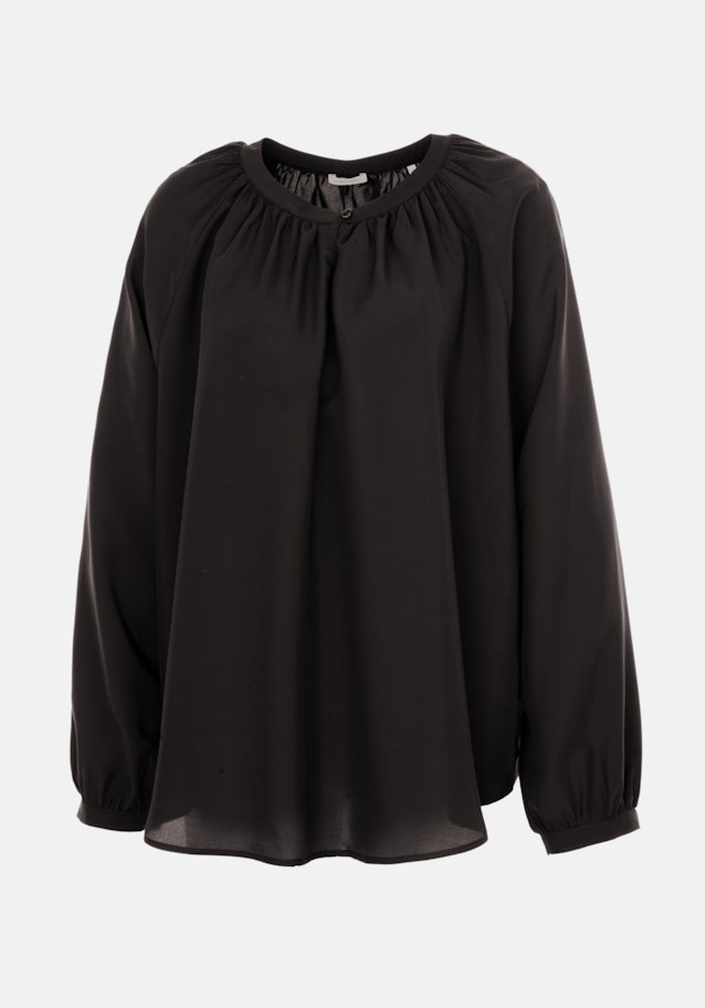 Curvy Blouse À Enfiler Regular Manche Longue in Noir |  Seidensticker Onlineshop