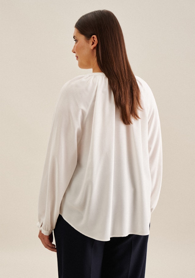 Curvy Blouse À Enfiler Regular Manche Longue in Ecru | Seidensticker Onlineshop