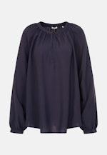 Grande taille Crew Neck Slip Over Blouse in Dark Blue |  Seidensticker Onlineshop