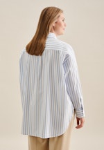 Curvy Blouse Longue Oversized Manche Longue in Bleu Clair |  Seidensticker Onlineshop