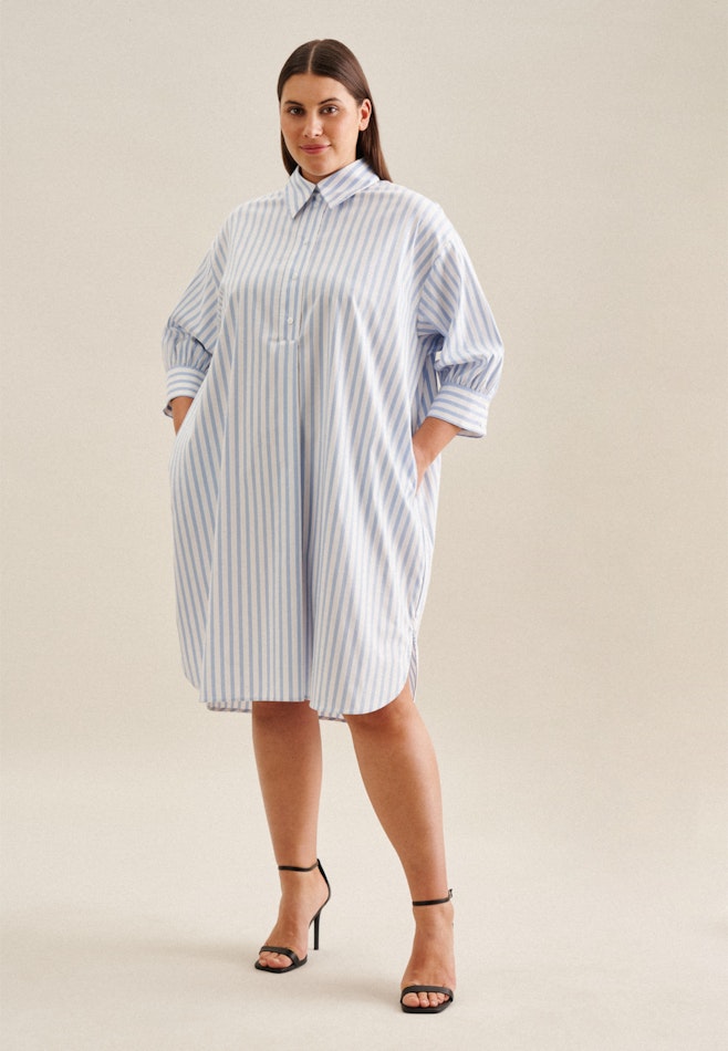 Curvy Robe Oversized Manchon 3/4 dans Bleu Clair | Boutique en ligne Seidensticker