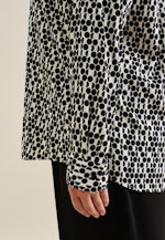 Grande taille V-Neck Shirt Blouse in Black |  Seidensticker Onlineshop