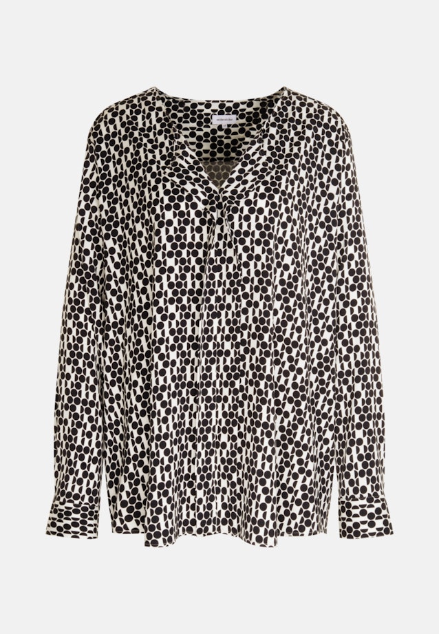Grande taille V-Hals Shirtblouse in Zwart |  Seidensticker Onlineshop