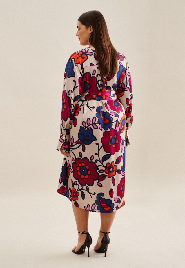 Curvy Kragen Kleid Regular in Ecru | Seidensticker Onlineshop