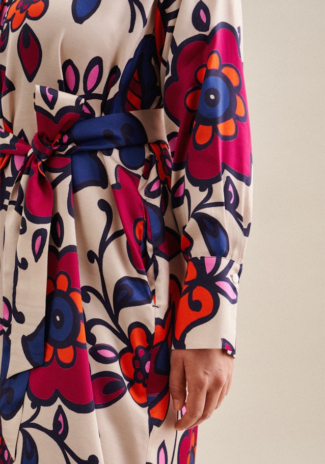 Grande taille Collar Dress in Ecru |  Seidensticker Onlineshop