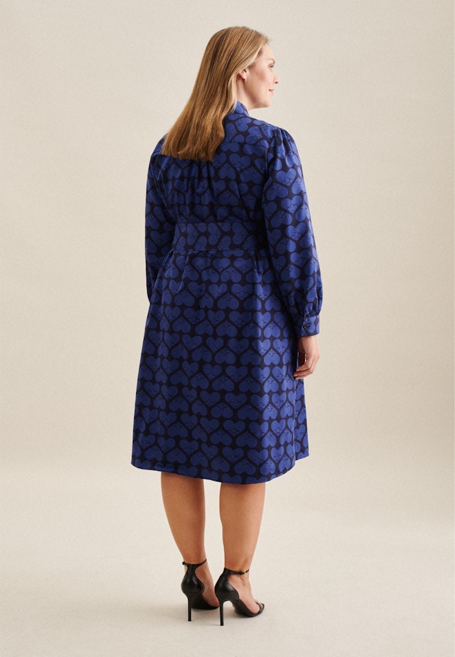 Grande taille Collar Dress in Dark Blue | Seidensticker online shop