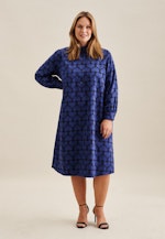 Grande taille Collar Dress in Dark Blue |  Seidensticker Onlineshop