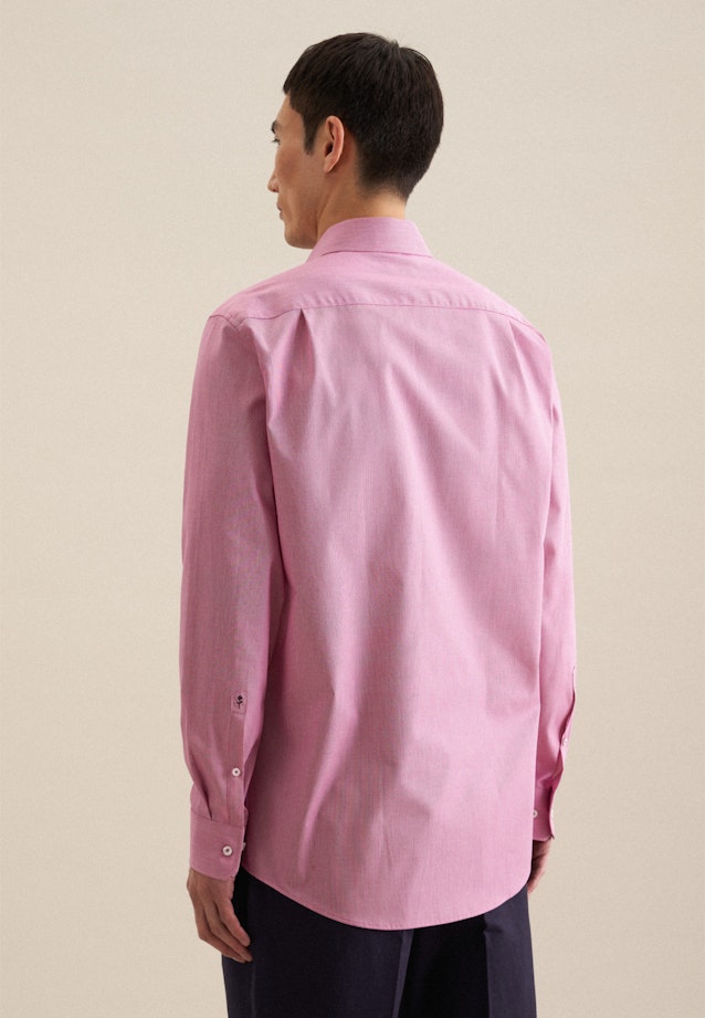Regular Business Hemd Uni in Rosa/Pink |  Seidensticker Onlineshop