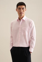 Regular Business Hemd Uni in Rosa/Pink |  Seidensticker Onlineshop
