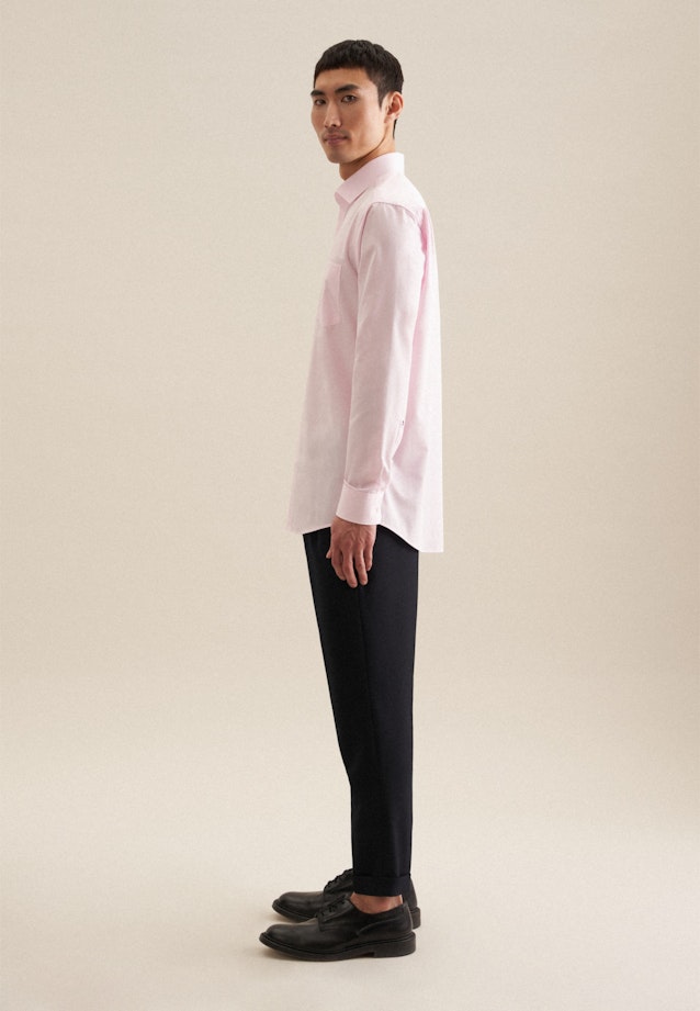 Regular Business Hemd Uni in Rosa/Pink |  Seidensticker Onlineshop