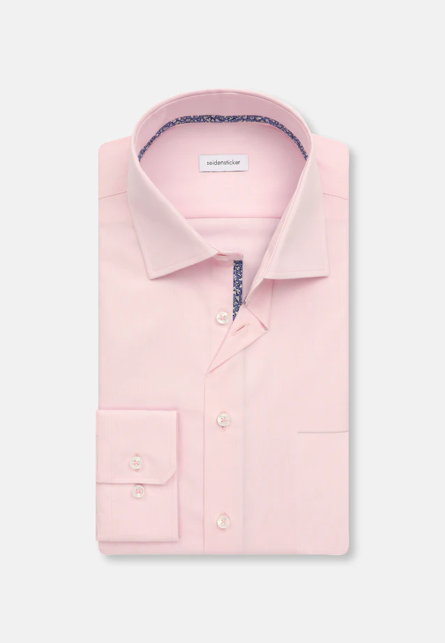 Regular Business Hemd Uni in Rosa/Pink |  Seidensticker Onlineshop