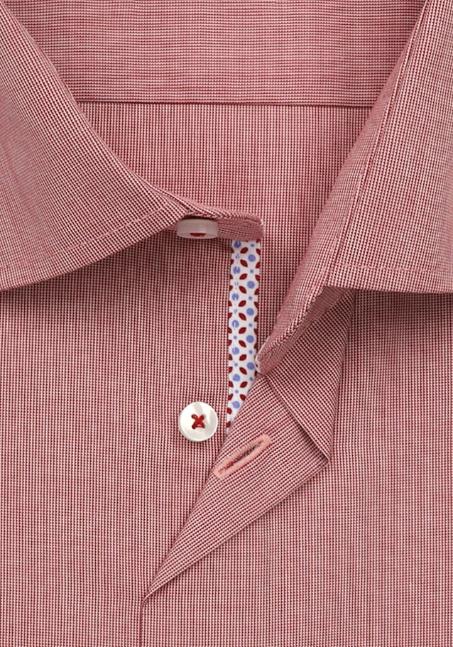 Non-iron Structure Business Shirt in Regular with Kent-Collar in Red |  Seidensticker Onlineshop