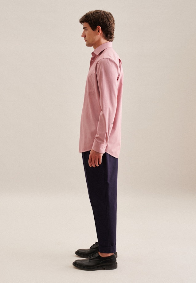 Regular Chemise d'affaires Uni in Rouge |  Seidensticker Onlineshop