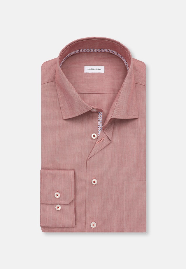 Regular Chemise d'affaires Uni in Rouge |  Seidensticker Onlineshop