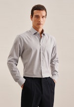 Regular Business shirt Uni in Grey |  Seidensticker Onlineshop