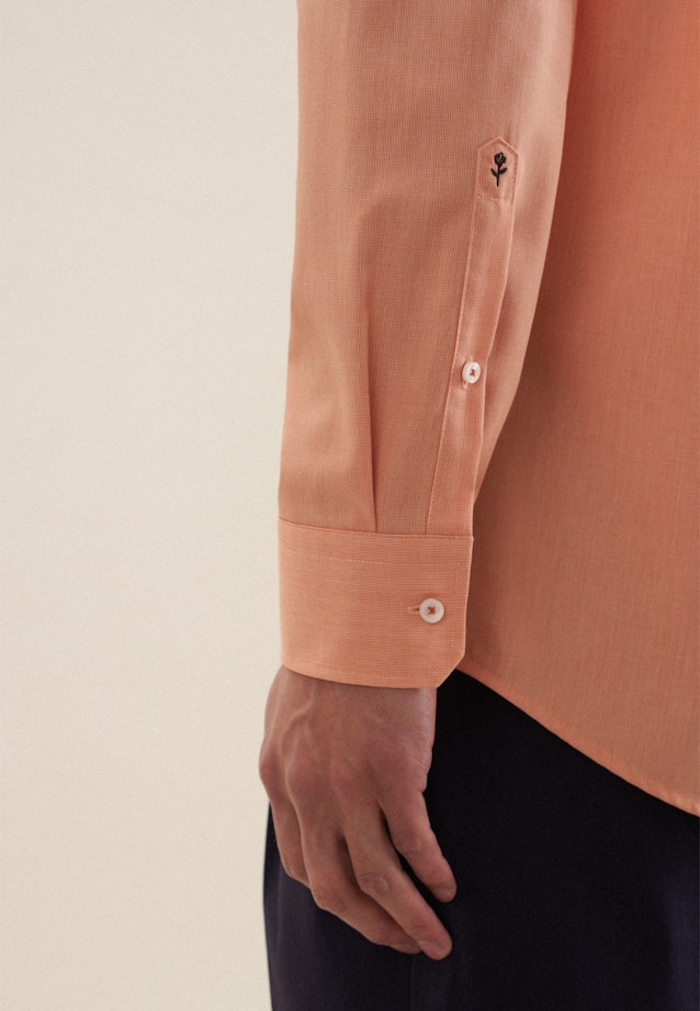 Regular Business Hemd Uni in Orange |  Seidensticker Onlineshop