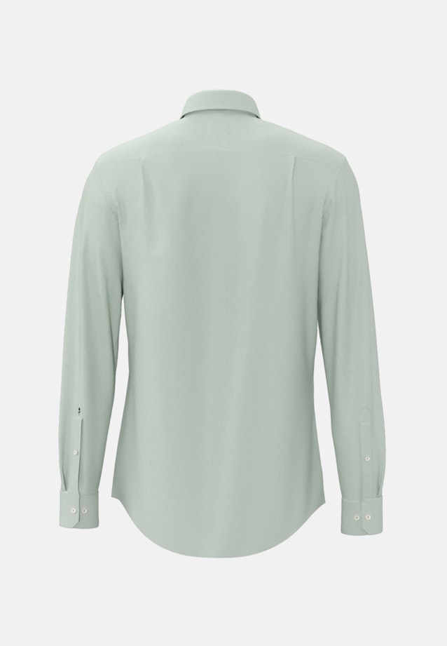 Non-iron Structure Business Shirt in Regular with Kent-Collar in Green | Seidensticker Onlineshop