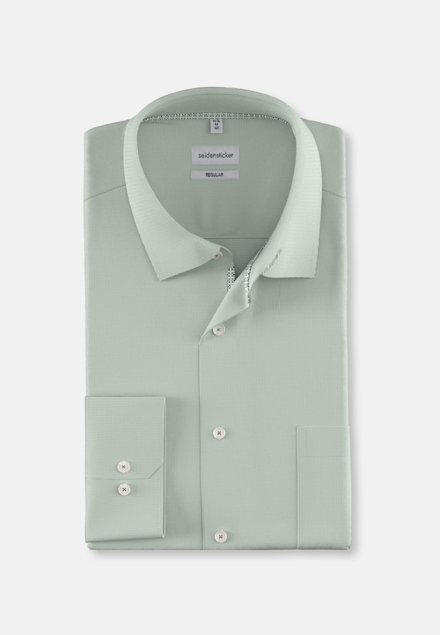 Regular Business shirt Uni in Green |  Seidensticker Onlineshop