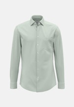 Non-iron Structure Business Shirt in Regular with Kent-Collar in Green |  Seidensticker Onlineshop