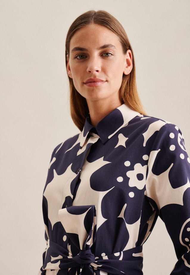 Kleid Floral in Dunkelblau |  Seidensticker Onlineshop