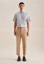 Comfort Business Hemd Druck in Braun |  Seidensticker Onlineshop