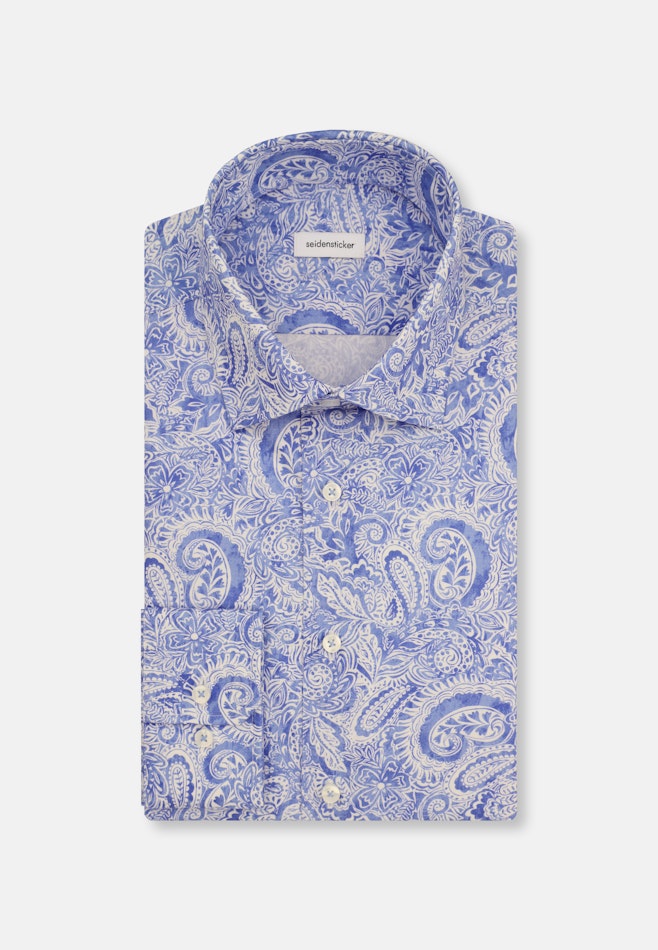 Slim Business Hemd Paisley in Hellblau | Seidensticker Onlineshop
