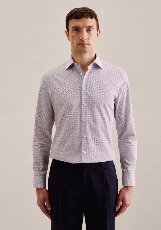 Business Shirt in Slim with Kent-Collar in Red | Seidensticker Onlineshop