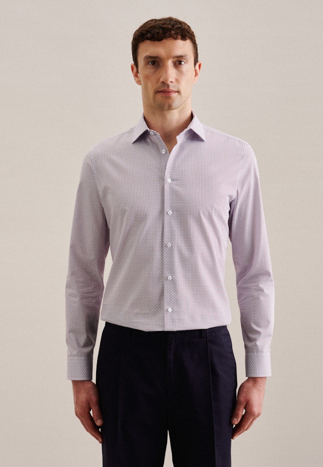 Business overhemd in Slim with Kentkraag in Rood | Seidensticker Onlineshop