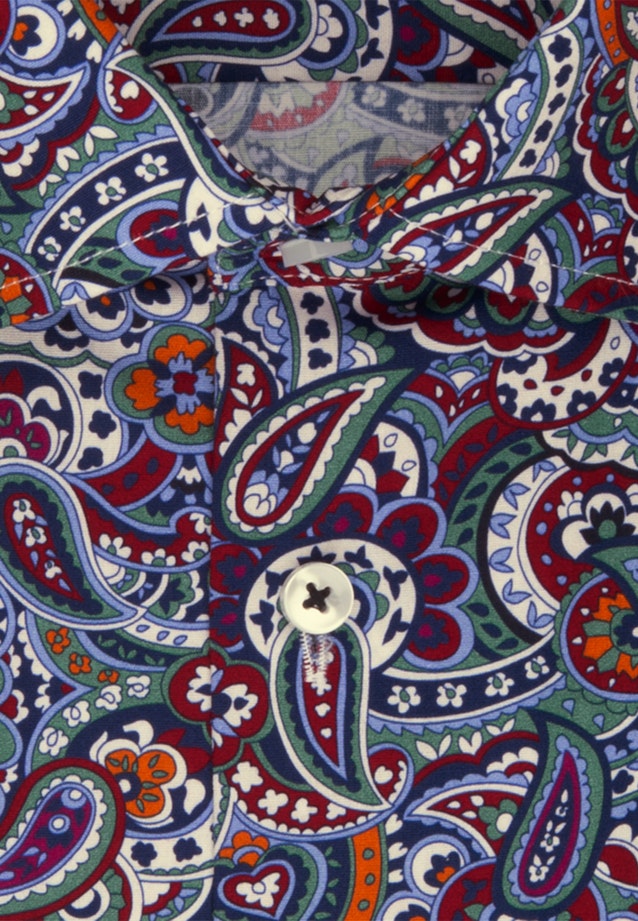 Slim Business Hemd Paisley in Grün |  Seidensticker Onlineshop