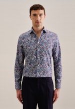 Slim Business Hemd Paisley in Grün |  Seidensticker Onlineshop