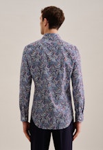 Slim Business Hemd Paisley in Grün |  Seidensticker Onlineshop