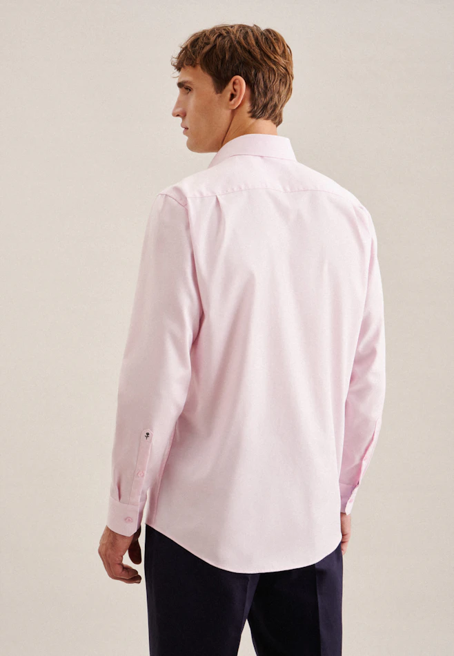 Regular Chemise d'affaires Uni dans Rose Fuchsia | Boutique en ligne Seidensticker