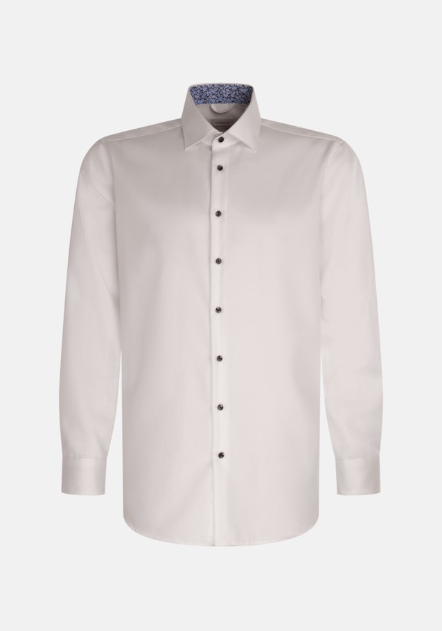 Non-iron Twill Business overhemd in Regular with Kentkraag in Wit |  Seidensticker Onlineshop