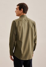 Regular Business shirt Uni in Green |  Seidensticker Onlineshop