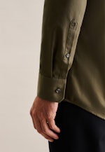 Chemise Business Regular Twill (sergé) Col Kent in Vert |  Seidensticker Onlineshop